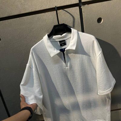 تیشرت نیم زیپ ژاکارد کد 0207308