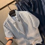 پیراهن راه راه درشت کد 0858617