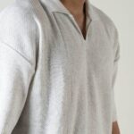 تیشرت کنفی یقه دار کد 0250602