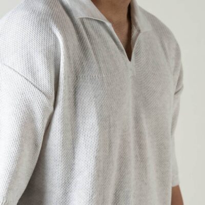 تیشرت کنفی یقه دار کد 0250602