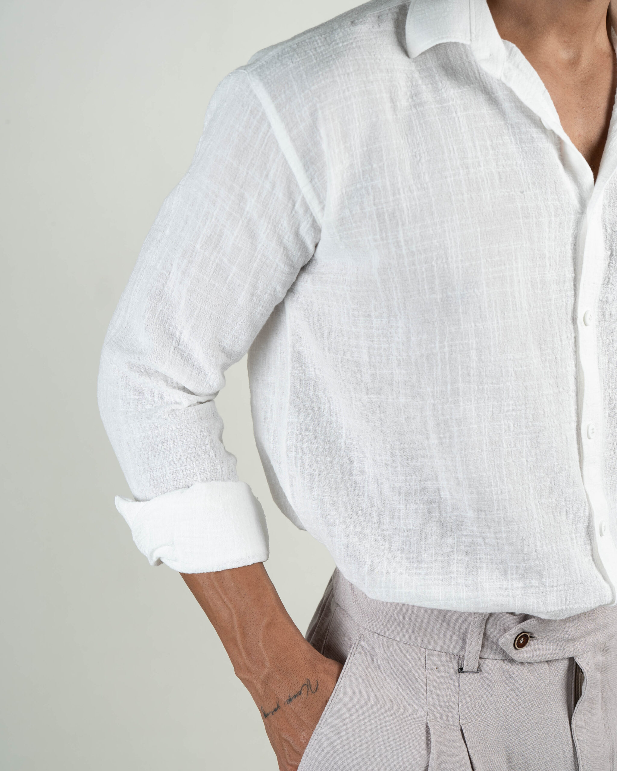 DSC07557 پیراهن دبل فیس آستین بلند کد 0852701 - Image 6