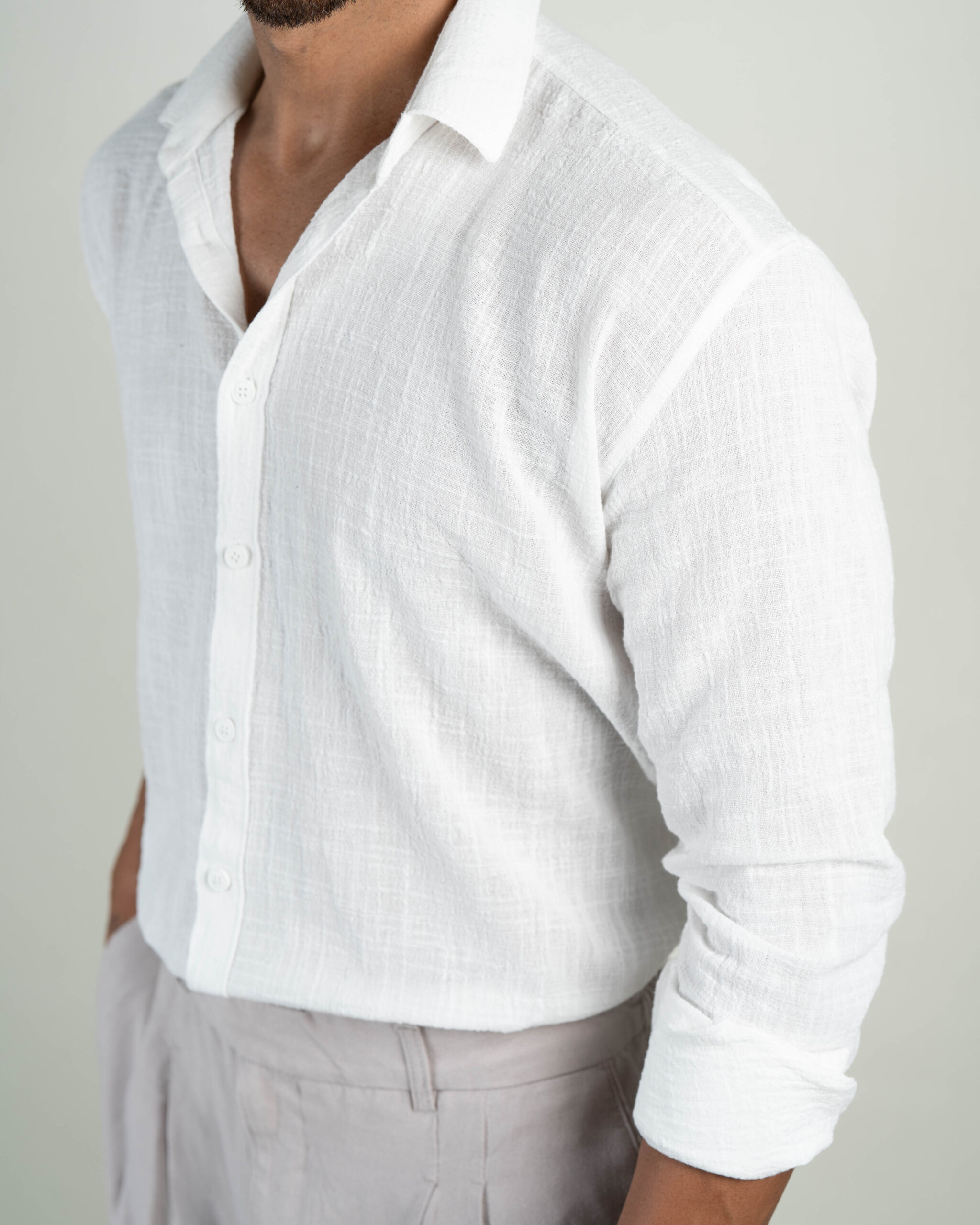 DSC07559 پیراهن دبل فیس آستین بلند کد 0852701 - Image 5