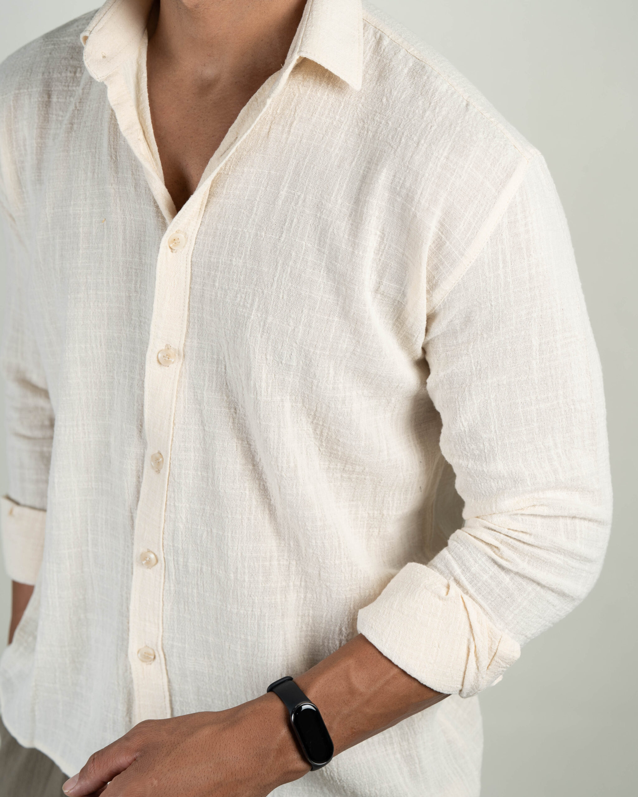 DSC07601 پیراهن دبل فیس آستین بلند کد 0852701 - Image 9