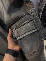 کت جین باکسی کد 0802103 - Image 5