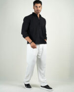 پیراهن دبل فیس آستین بلند کد 0852701