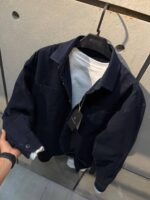 پیراهن کتان باکسی دو جیب کد 0851401 - Image 2
