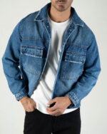 کت جین باکسی کد 0802105 - Image 2