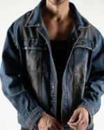 کت جین باکسی کد 0802104 - Image 2