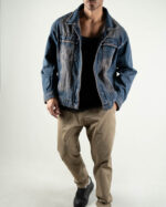 کت جین باکسی کد 0802104 - Image 3