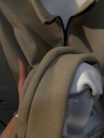 دورس نیم زیپ مخمل کد 1336302 - Image 2