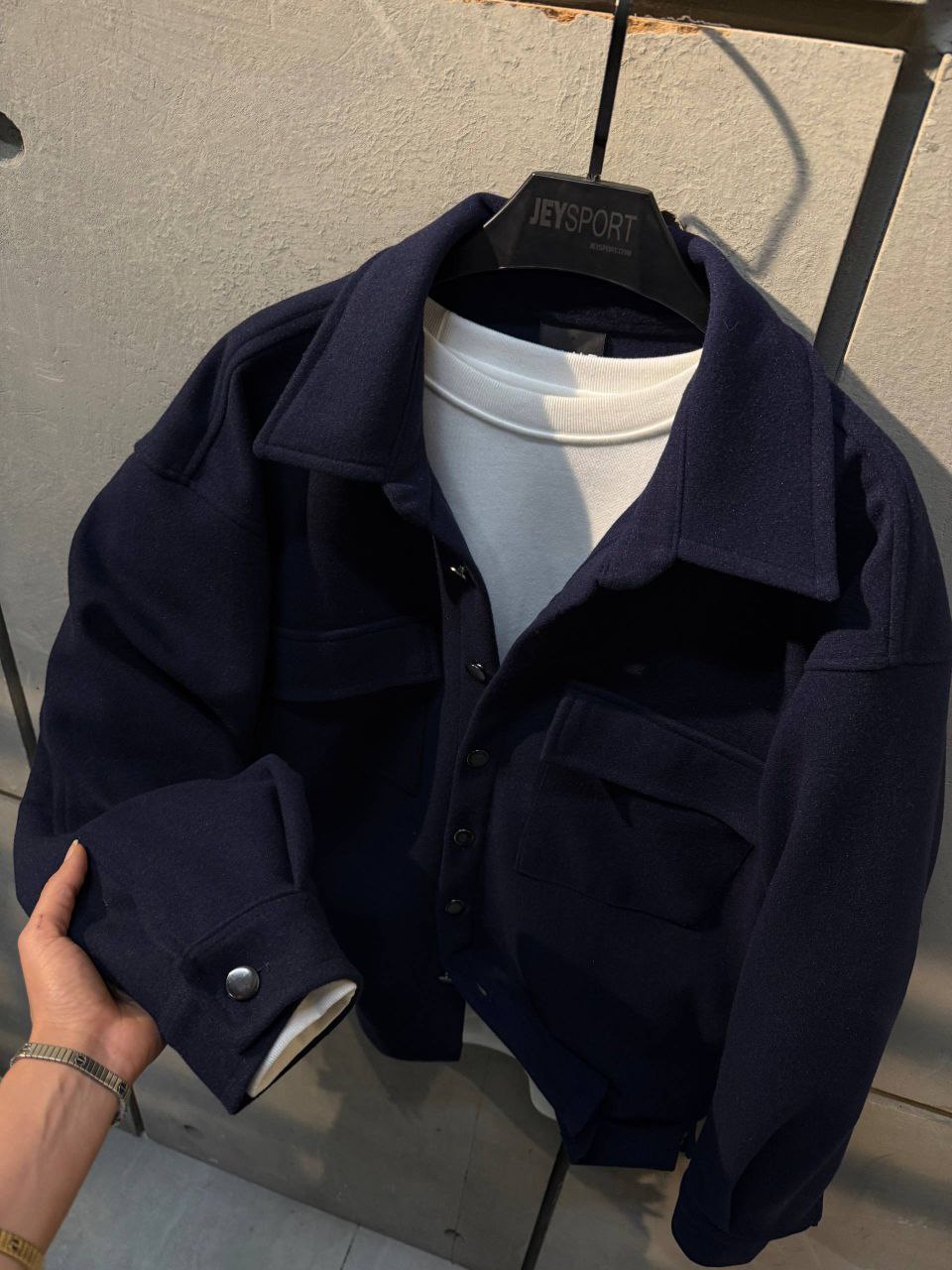 IMAGE 1404-09-06 13:53:35 جکت فوتر دو جیب کد 0807627 - Image 1