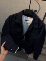 جکت کتان 2 جیب کد 0863402 - Image 4