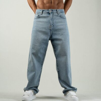 شلوار جین فول بگ کد 0103145