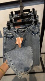 شلوار نیم بگ جین کد 01031118 - Image 2