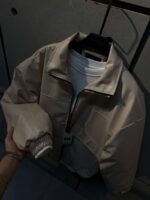 کاپشن چرم جیبدار کد 0723803