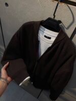 سویشرت بافت باکسی کد 1051605 - Image 7