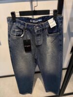 شلوار جین نیم بگ کد 01141192